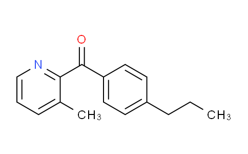 CAS No. 1187164-23-3, (3-Methylpyridin-2-yl)(4-propylphenyl)methanone