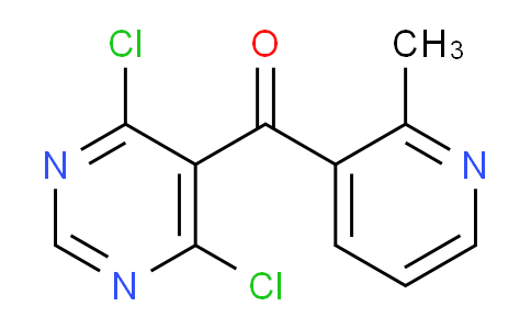 CAS No. 1416373-37-9, (4,6-Dichloropyrimidin-5-yl)(2-methylpyridin-3-yl)methanone