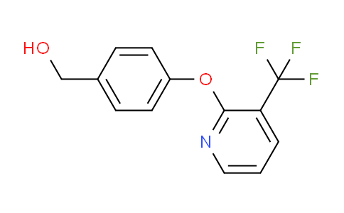CAS No. 1086376-57-9, (4-((3-(Trifluoromethyl)pyridin-2-yl)oxy)phenyl)methanol