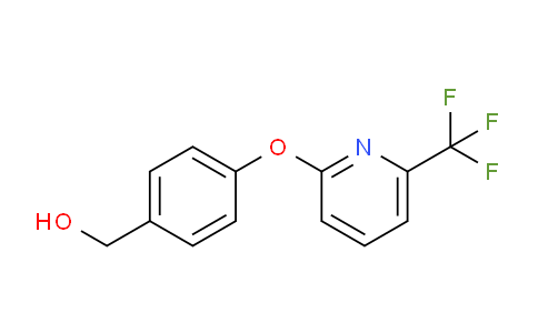 CAS No. 1086376-61-5, (4-((6-(Trifluoromethyl)pyridin-2-yl)oxy)phenyl)methanol