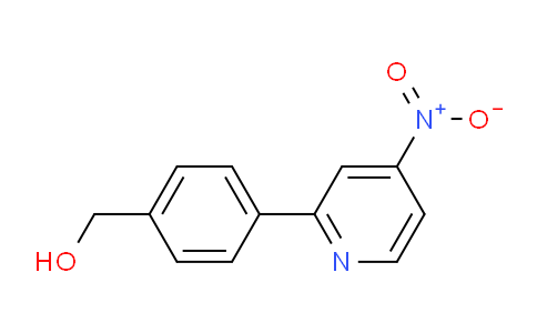 CAS No. 1349716-72-8, (4-(4-Nitropyridin-2-yl)phenyl)methanol