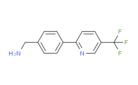 CAS No. 906352-74-7, (4-(5-(Trifluoromethyl)pyridin-2-yl)phenyl)methanamine