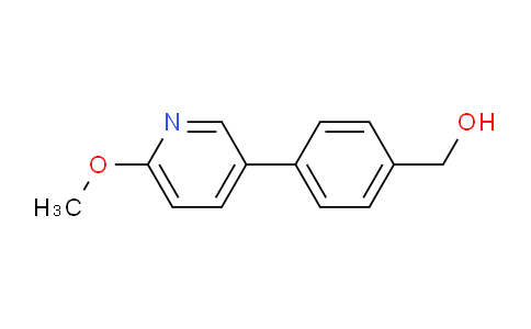 CAS No. 328125-42-4, (4-(6-Methoxypyridin-3-yl)phenyl)methanol