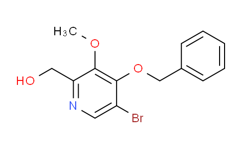 CAS No. 895134-17-5, (4-(Benzyloxy)-5-bromo-3-methoxypyridin-2-yl)methanol