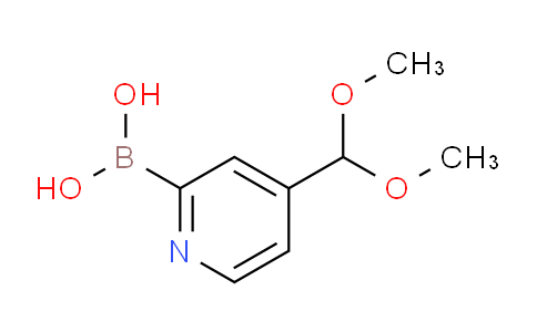 CAS No. 1908439-18-8, (4-(Dimethoxymethyl)pyridin-2-yl)boronic acid