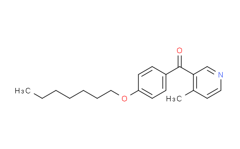 CAS No. 1187166-68-2, (4-(Heptyloxy)phenyl)(4-methylpyridin-3-yl)methanone