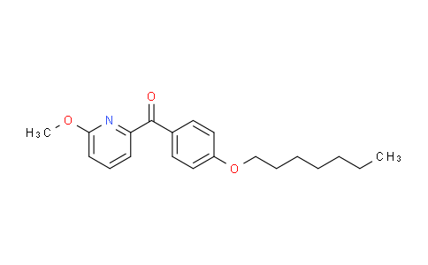 CAS No. 1187165-27-0, (4-(Heptyloxy)phenyl)(6-methoxypyridin-2-yl)methanone