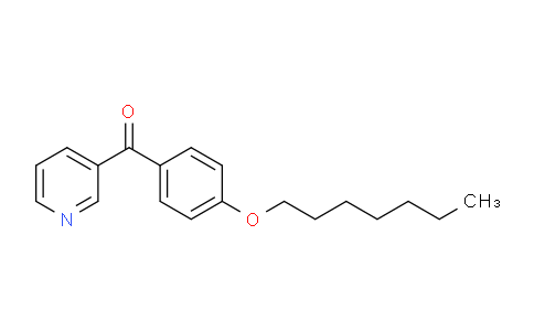 CAS No. 1187171-20-5, (4-(Heptyloxy)phenyl)(pyridin-3-yl)methanone