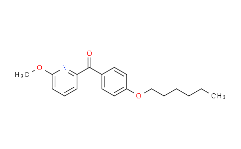 CAS No. 1187166-42-2, (4-(Hexyloxy)phenyl)(6-methoxypyridin-2-yl)methanone