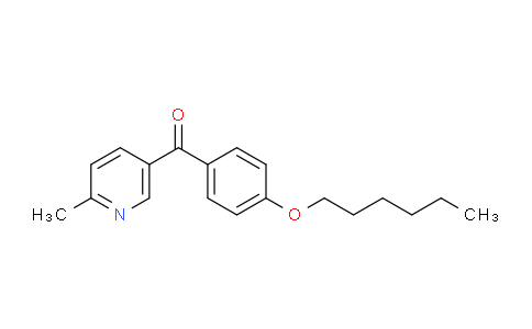 CAS No. 1187167-80-1, (4-(Hexyloxy)phenyl)(6-methylpyridin-3-yl)methanone