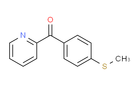CAS No. 95898-77-4, (4-(Methylthio)phenyl)(pyridin-2-yl)methanone