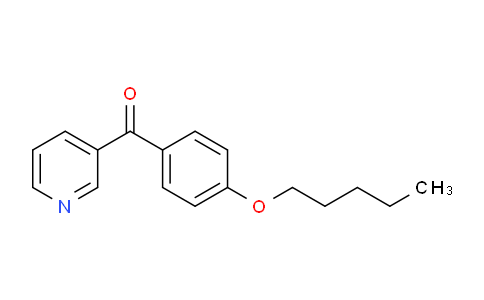 CAS No. 1187168-48-4, (4-(Pentyloxy)phenyl)(pyridin-3-yl)methanone