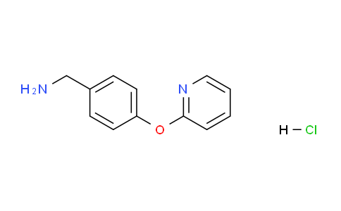 CAS No. 1171884-78-8, (4-(Pyridin-2-yloxy)phenyl)methanamine hydrochloride