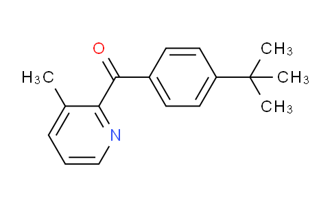 CAS No. 1187165-78-1, (4-(tert-Butyl)phenyl)(3-methylpyridin-2-yl)methanone