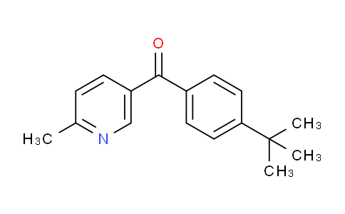 CAS No. 1187169-28-3, (4-(tert-Butyl)phenyl)(6-methylpyridin-3-yl)methanone