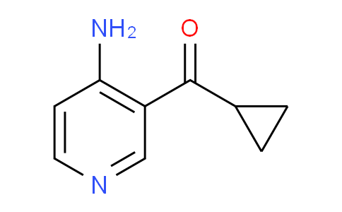 CAS No. 1342465-90-0, (4-Aminopyridin-3-yl)(cyclopropyl)methanone