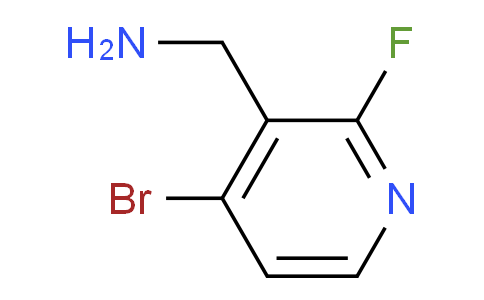 CAS No. 1823366-32-0, (4-Bromo-2-fluoropyridin-3-yl)methanamine