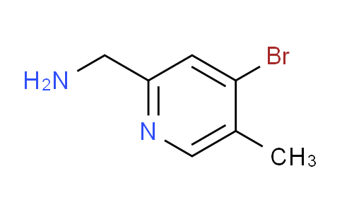 CAS No. 1196156-91-8, (4-Bromo-5-methylpyridin-2-yl)methanamine