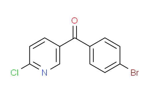 CAS No. 192437-73-3, (4-Bromophenyl)(6-chloropyridin-3-yl)methanone