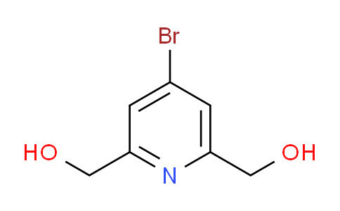 CAS No. 120491-88-5, (4-Bromopyridine-2,6-diyl)dimethanol