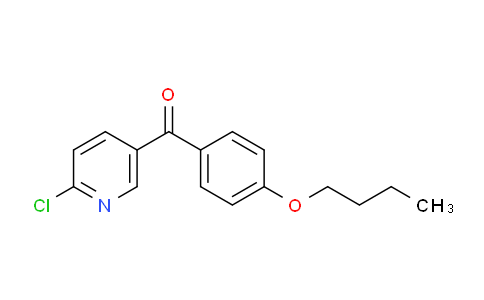 CAS No. 1187169-64-7, (4-Butoxyphenyl)(6-chloropyridin-3-yl)methanone