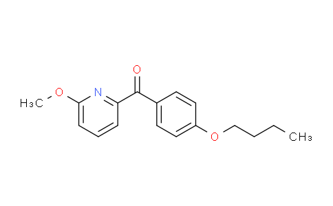 CAS No. 1187171-08-9, (4-Butoxyphenyl)(6-methoxypyridin-2-yl)methanone