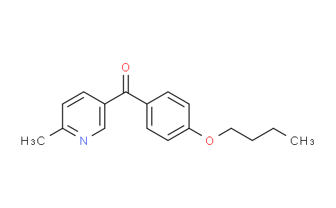 CAS No. 1187167-68-5, (4-Butoxyphenyl)(6-methylpyridin-3-yl)methanone