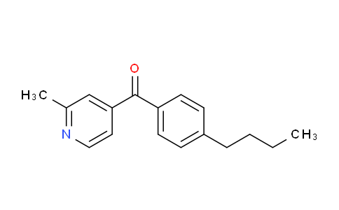1187168-95-1 | (4-Butylphenyl)(2-methylpyridin-4-yl)methanone