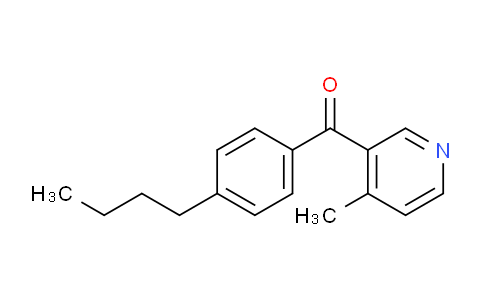 CAS No. 1187167-67-4, (4-Butylphenyl)(4-methylpyridin-3-yl)methanone