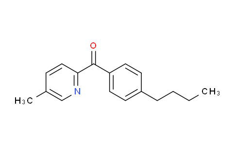 CAS No. 1187170-27-9, (4-Butylphenyl)(5-methylpyridin-2-yl)methanone