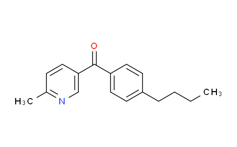 CAS No. 1187171-81-8, (4-Butylphenyl)(6-methylpyridin-3-yl)methanone