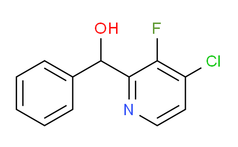 CAS No. 1443348-80-8, (4-Chloro-3-fluoropyridin-2-yl)(phenyl)methanol