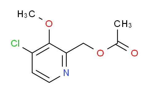 CAS No. 1261491-11-5, (4-chloro-3-methoxypyridin-2-yl)methyl acetate
