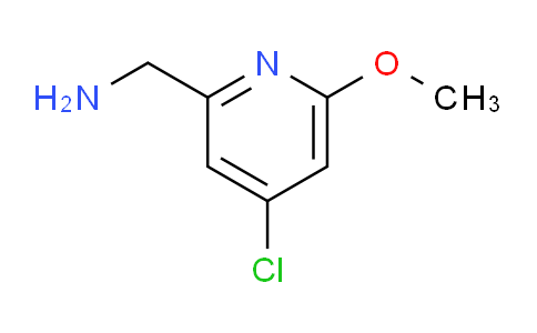 CAS No. 1060810-39-0, (4-Chloro-6-methoxypyridin-2-yl)methanamine