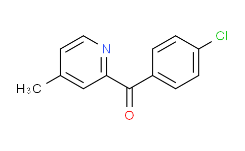 CAS No. 1187165-34-9, (4-Chlorophenyl)(4-methylpyridin-2-yl)methanone