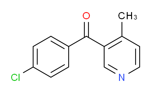 CAS No. 158978-16-6, (4-Chlorophenyl)(4-methylpyridin-3-yl)methanone