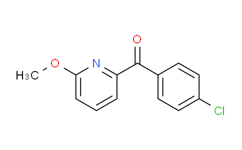 CAS No. 1187171-01-2, (4-Chlorophenyl)(6-methoxypyridin-2-yl)methanone