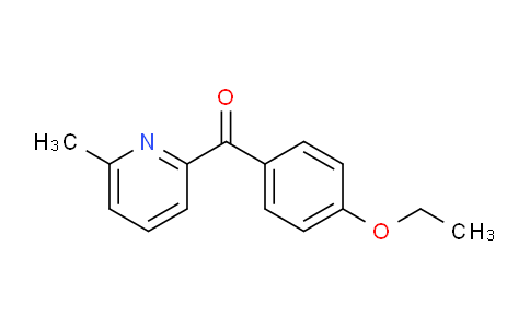 CAS No. 1187169-97-6, (4-Ethoxyphenyl)(6-methylpyridin-2-yl)methanone