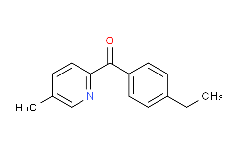 CAS No. 1187170-22-4, (4-Ethylphenyl)(5-methylpyridin-2-yl)methanone