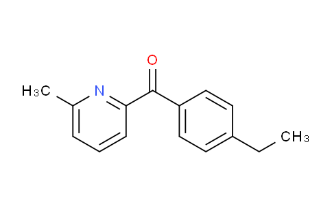 CAS No. 1187166-08-0, (4-Ethylphenyl)(6-methylpyridin-2-yl)methanone