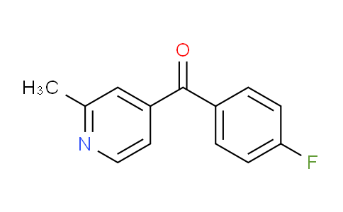CAS No. 1187169-37-4, (4-Fluorophenyl)(2-methylpyridin-4-yl)methanone