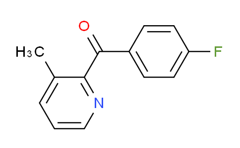 CAS No. 367948-91-2, (4-Fluorophenyl)(3-methylpyridin-2-yl)methanone