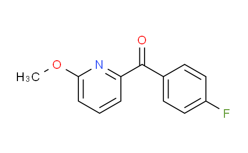 CAS No. 1187167-76-5, (4-Fluorophenyl)(6-methoxypyridin-2-yl)methanone