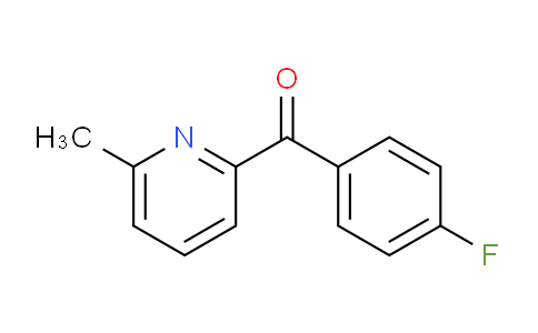 CAS No. 497854-88-3, (4-Fluorophenyl)(6-methylpyridin-2-yl)methanone