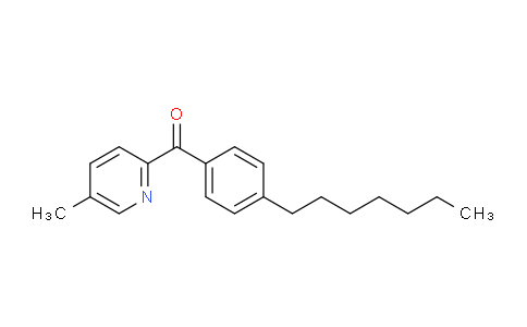CAS No. 1187163-53-6, (4-Heptylphenyl)(5-methylpyridin-2-yl)methanone