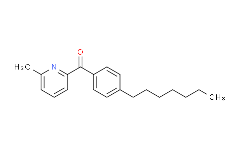 CAS No. 1187170-42-8, (4-Heptylphenyl)(6-methylpyridin-2-yl)methanone