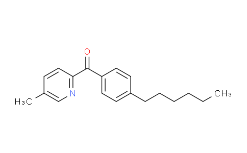 CAS No. 1187166-51-3, (4-Hexylphenyl)(5-methylpyridin-2-yl)methanone