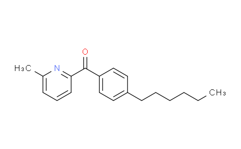 CAS No. 1187170-40-6, (4-Hexylphenyl)(6-methylpyridin-2-yl)methanone