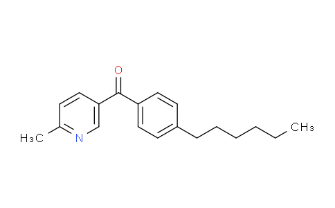 CAS No. 1187171-04-5, (4-Hexylphenyl)(6-methylpyridin-3-yl)methanone