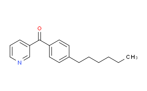 CAS No. 61780-11-8, (4-Hexylphenyl)(pyridin-3-yl)methanone